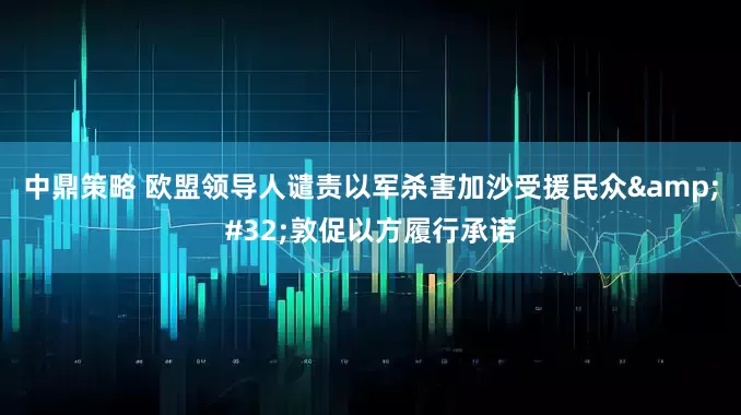 中鼎策略 欧盟领导人谴责以军杀害加沙受援民众&#32;敦促以方履行承诺