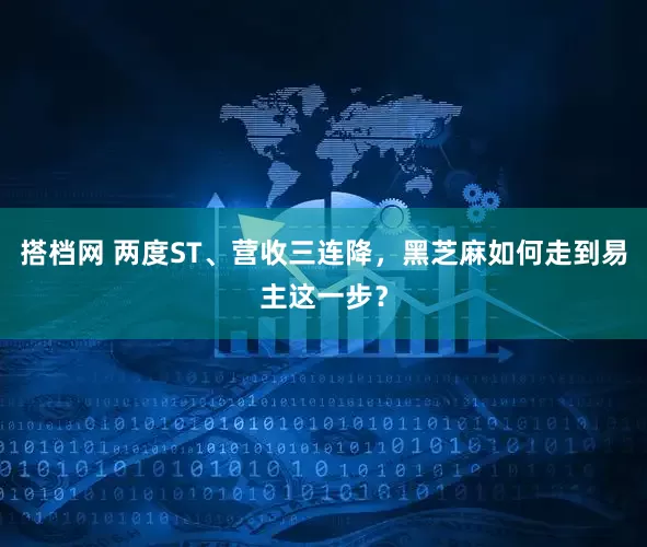 搭档网 两度ST、营收三连降，黑芝麻如何走到易主这一步？