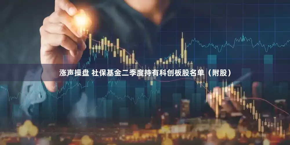 涨声操盘 社保基金二季度持有科创板股名单（附股）