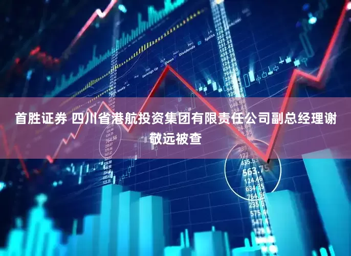 首胜证券 四川省港航投资集团有限责任公司副总经理谢敬远被查